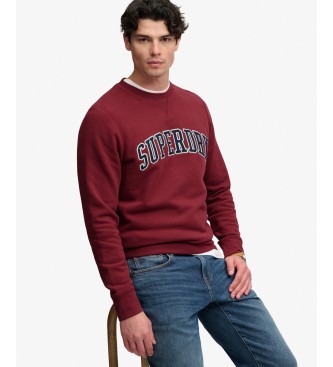 Superdry Rød Athletic Applique Relaxed-sweatshirt