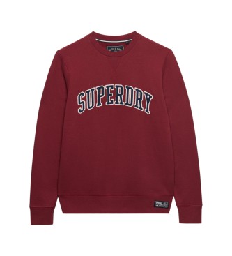 Superdry Rød Athletic Applique Relaxed-sweatshirt