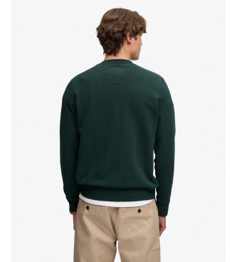 Superdry Grøn Athletic Applique Relaxed-sweatshirt