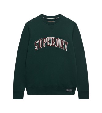 Superdry Grøn Athletic Applique Relaxed-sweatshirt