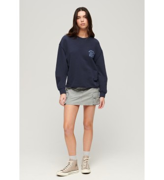 Superdry Sweatshirt Athletic Essential azul-marinho