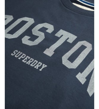 Superdry Bluza Athletic Oversized granatowa