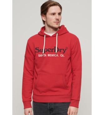 Superdry Two-coloured Venue sweatshirt red