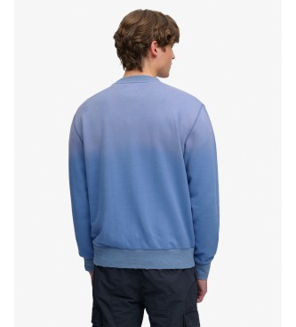 Superdry Blå Block Text-sweatshirt