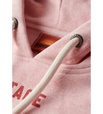 Superdry Heritage klassisches Sweatshirt rosa