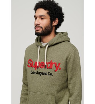 Superdry Klassisk sweatshirt med Core-logo i grn