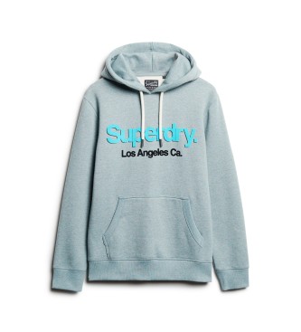 Superdry Classic sweatshirt with Core logo blue