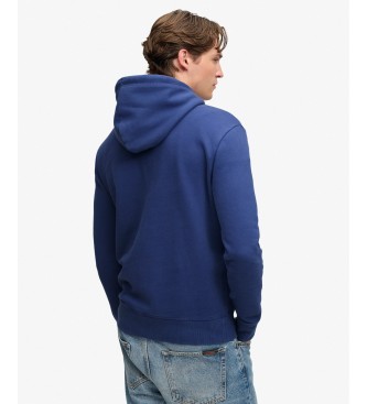 Superdry 1954 Company Relaxed hættetrøje, blå