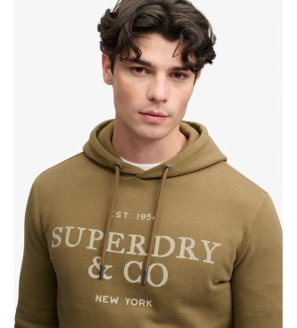 Superdry 1954 Company Relaxed hættetrøje, brun