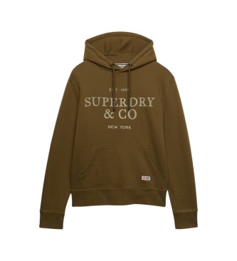 Superdry 1954 Company Relaxed hættetrøje, brun