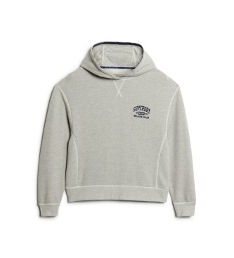 Superdry Atletische Essential hoodie grijs