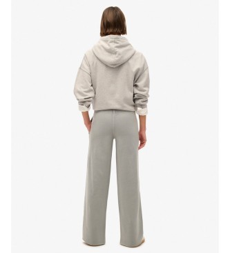 Superdry Grey Athletic Oversized Hooded Top