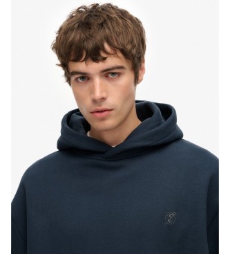 Superdry Navy Blank Oversized Hoodie