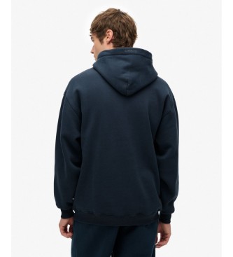 Superdry Navy Blank Oversized Hoodie