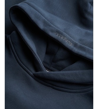 Superdry Navy Blank Oversized Hoodie