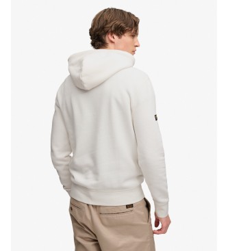 Superdry Moletom com capuz Classic branco sujo