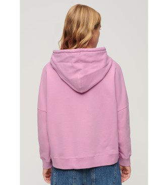 Superdry Sportswear logotyp sweatshirt rosa