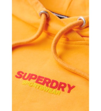 Superdry Felpa con cappuccio sportivo arancione