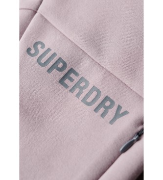 Superdry Sport Tech relaxed fit sweatshirt lila