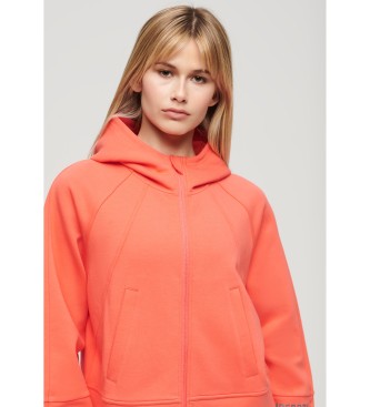 Superdry Sport Tech sweatshirt med avslappnad passform orange