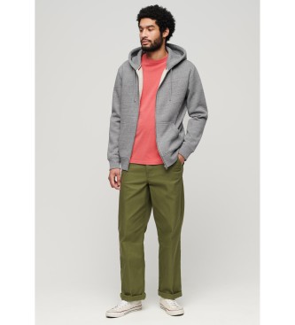 Superdry Essentieel sweatshirt grijs