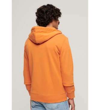 Superdry Hoodie with zip and logo Essential