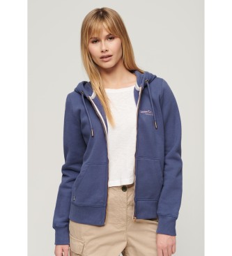 Superdry Sweater met logo Essential marine