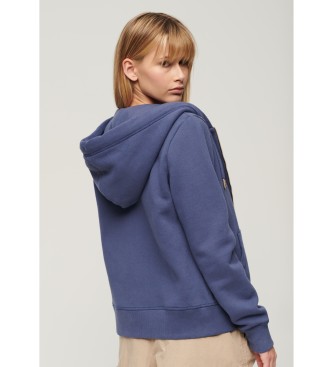 Superdry Sweater met logo Essential marine