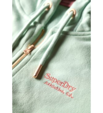 Superdry Bluza z logo Essential zielona