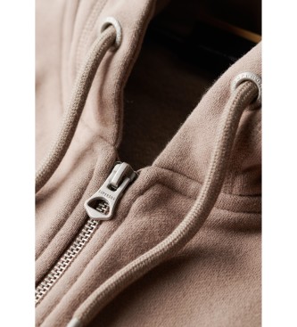 Superdry Luxury Sport loose-fit sweatshirt beige