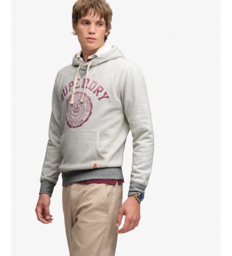 Superdry Szara bluza z kapturem Essential