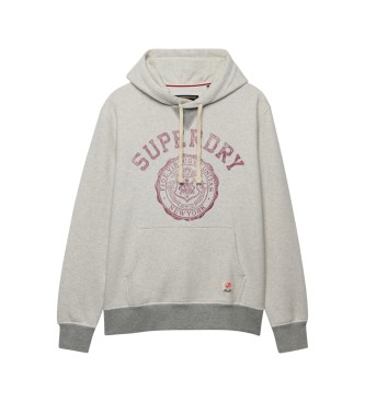 Superdry Szara bluza z kapturem Essential