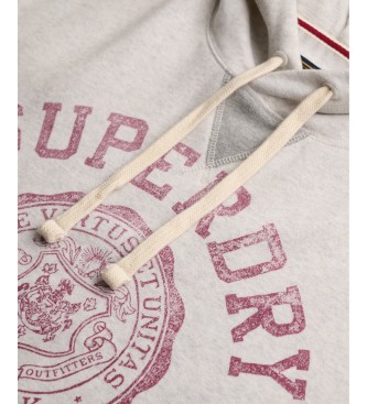 Superdry Szara bluza z kapturem Essential