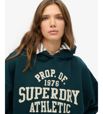 Superdry Sudadera con capucha ESS Relaxed verde