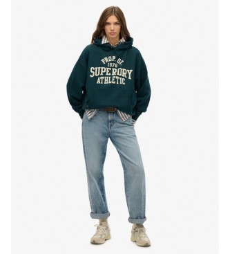 Superdry Sudadera con capucha ESS Relaxed verde