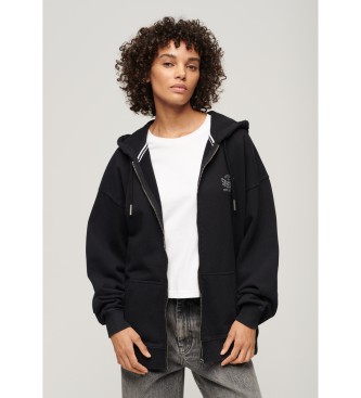 Superdry Athletic Essential sweat  capuche extra-large noir