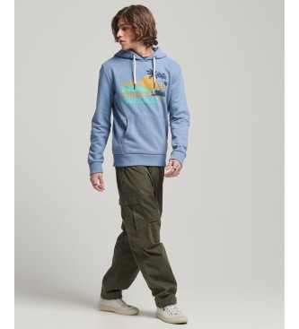 Superdry Great Outdoors hoodie blue