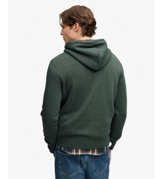 Superdry Green Heritage Relaxed Hooded Top