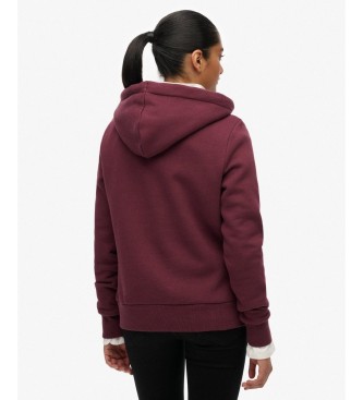Superdry Sweat à capuche MFG Original Metallic violet