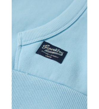 Superdry Mavrično modra tonska majica s kapuco