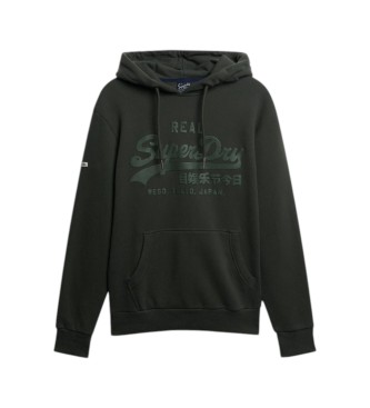 Superdry Tonal grøn hættetrøje