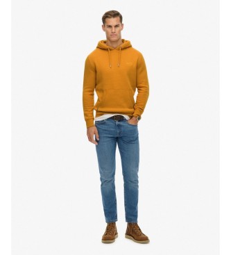 Superdry Mustard Vintage Logo Hoodie