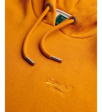 Superdry Mustard Vintage Logo Hoodie