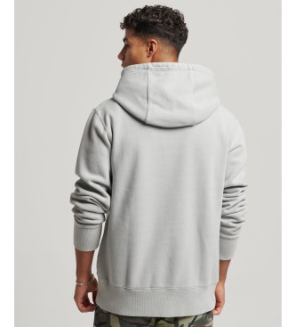 Superdry Vintage Mark grey hooded sweatshirt