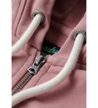 Superdry Sweatshirt mit Verzierungen Archiv rosa