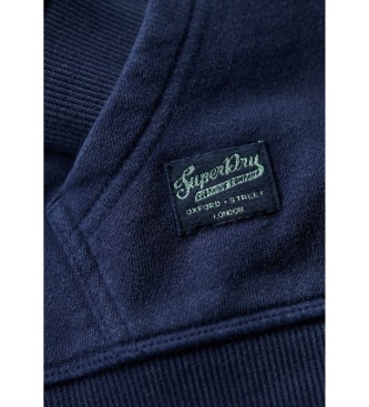 Superdry Sweatshirt com adornos em azul-marinho Arquivo azul-marinho