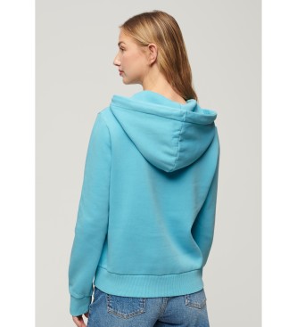 Superdry Sweatshirt med htte og neonbl grafik