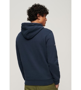 Superdry Track Field Athletic grafisch sweatshirt marine