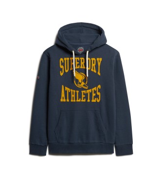 Superdry Track Field Athletic grafisch sweatshirt marine