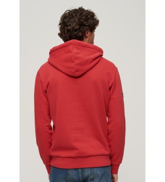 Superdry Track Field Athletic graphic sweatshirt red